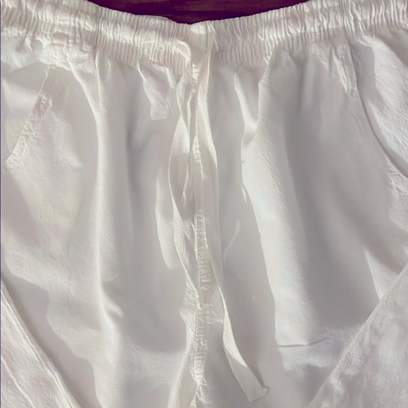 White Drawstring Pants. Ragtop.great cotton quality. - Picture 3 of 5